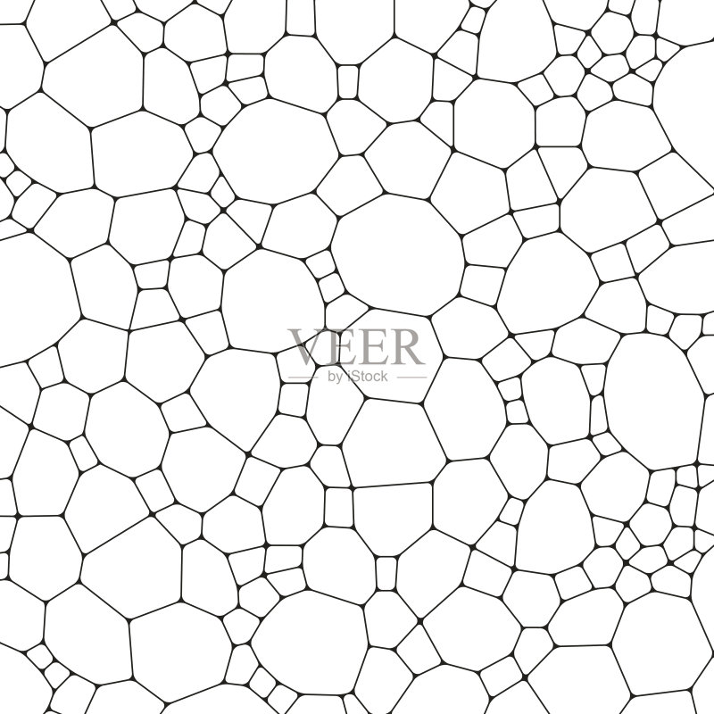 化学图案,白色背景上的多边形分子结构,医学,科学插画图片素材