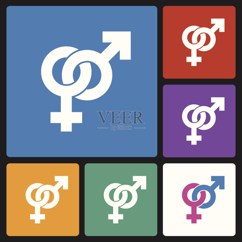 男女标志图标图标素材