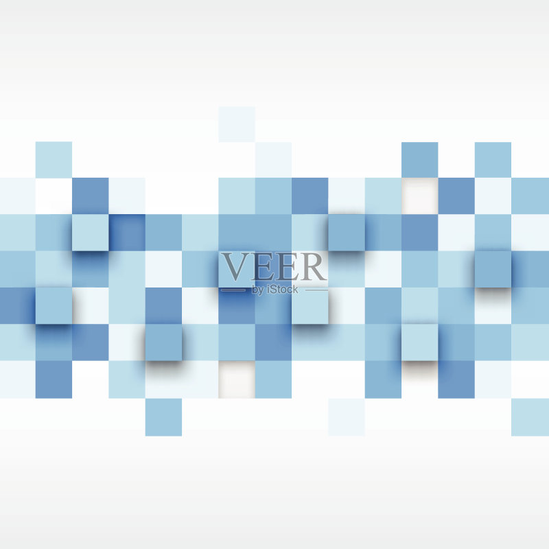 抽象纹理的插图与方块正版插画素材