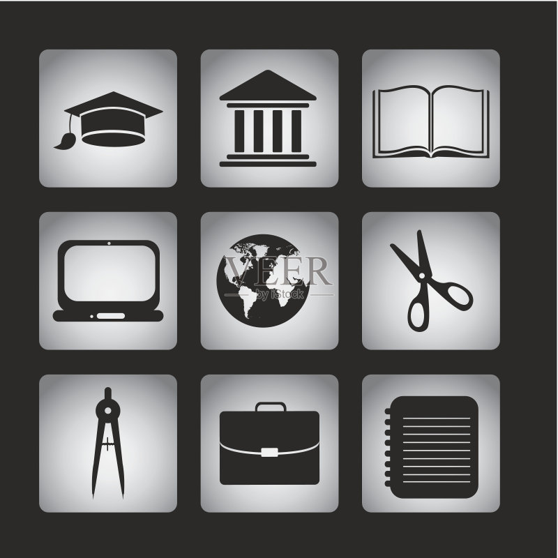 大学图标图标素材