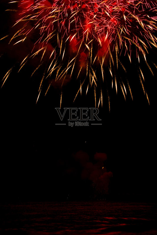 大理石堡的烟花正版图片素材