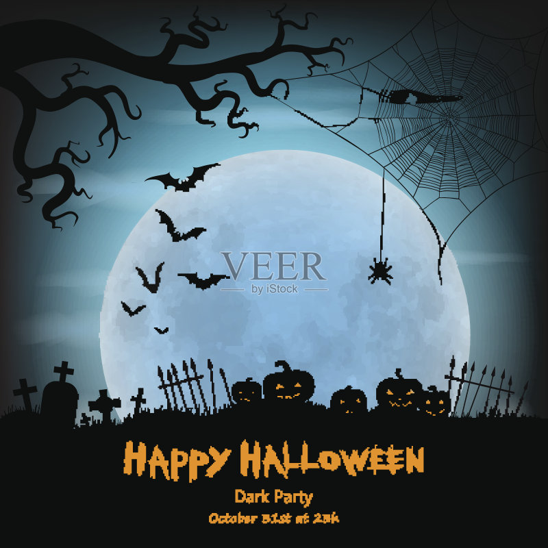 万圣节海报正版模板素材