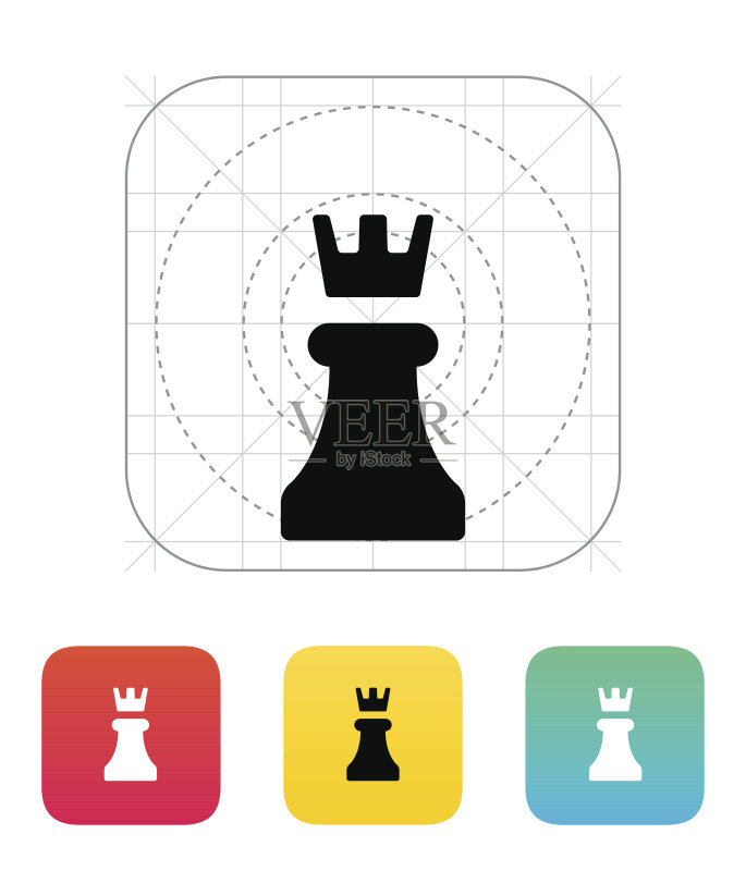 国际象棋车图标图标素材