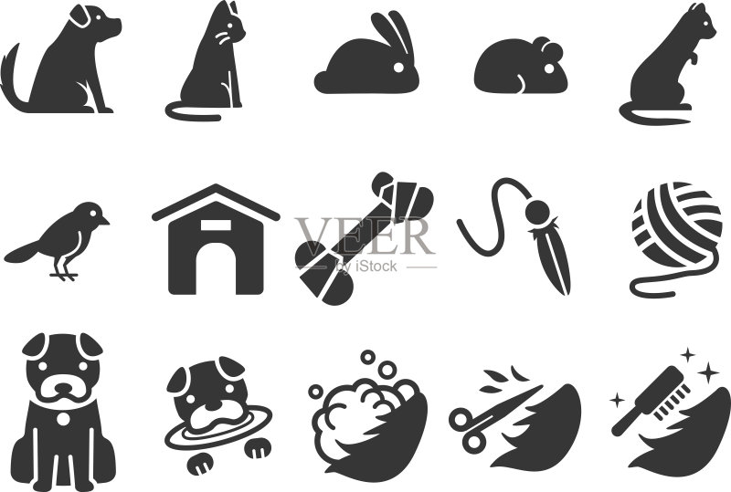 宠物图标集1图标素材