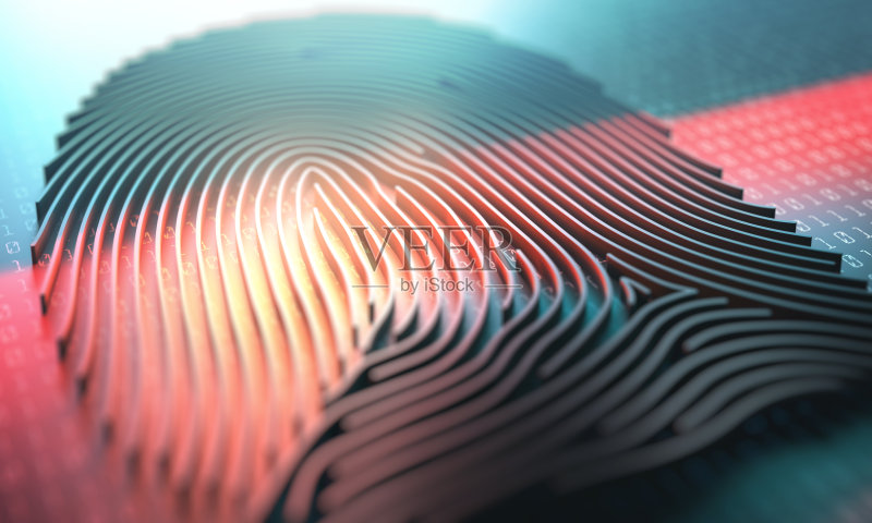 指纹生物识别读者正版图片素材