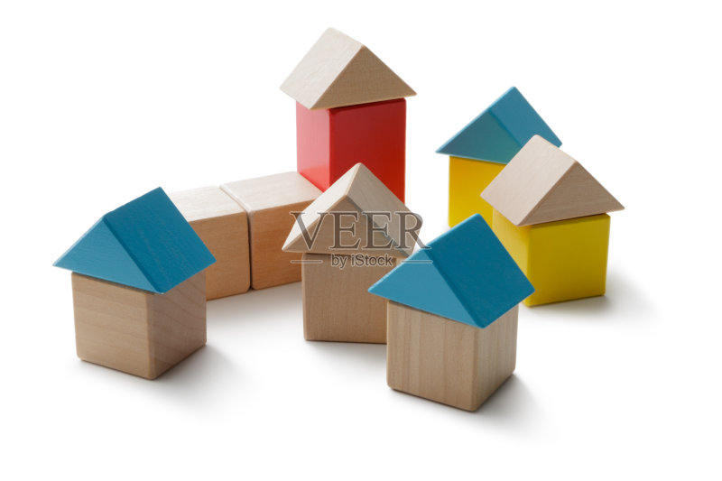 玩具:玩具街区小镇正版图片素材