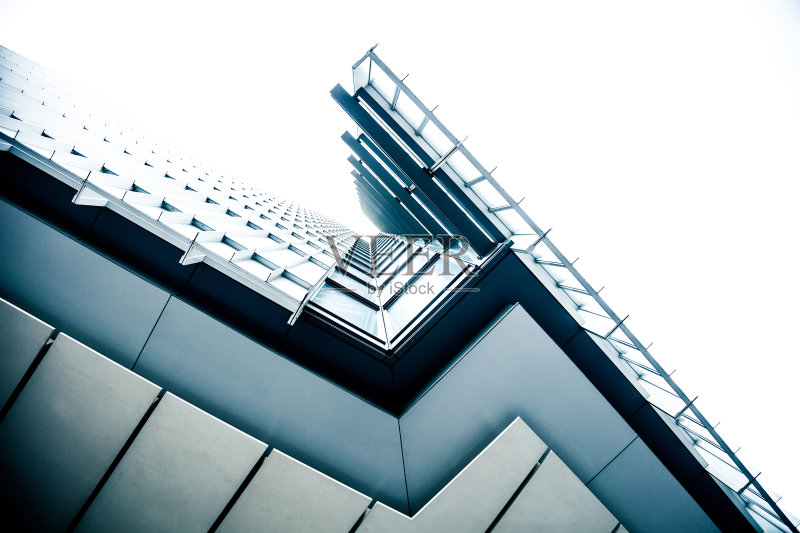 伦敦金融区的现代模式和纹理正版图片素材