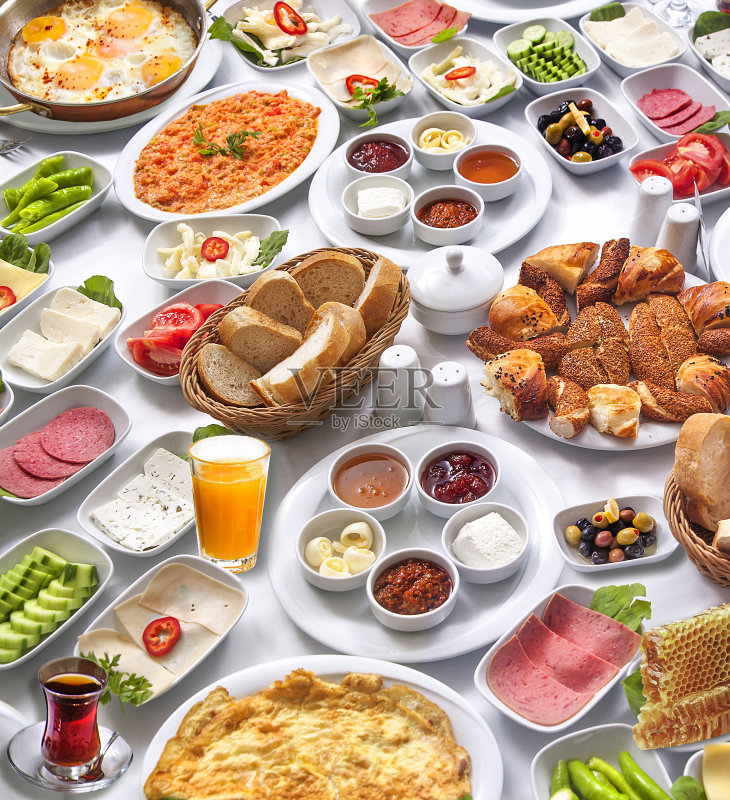 土耳其早餐正版图片素材