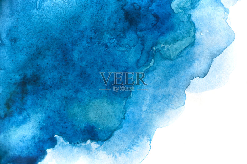 空白抽象的光水彩背景孤立在白色正版图片素材