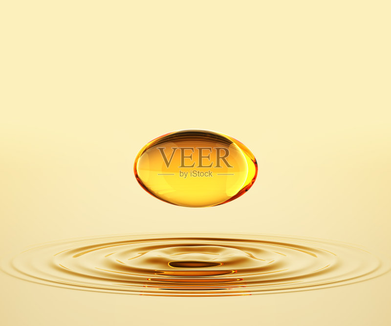 油胶囊在油正版图片素材