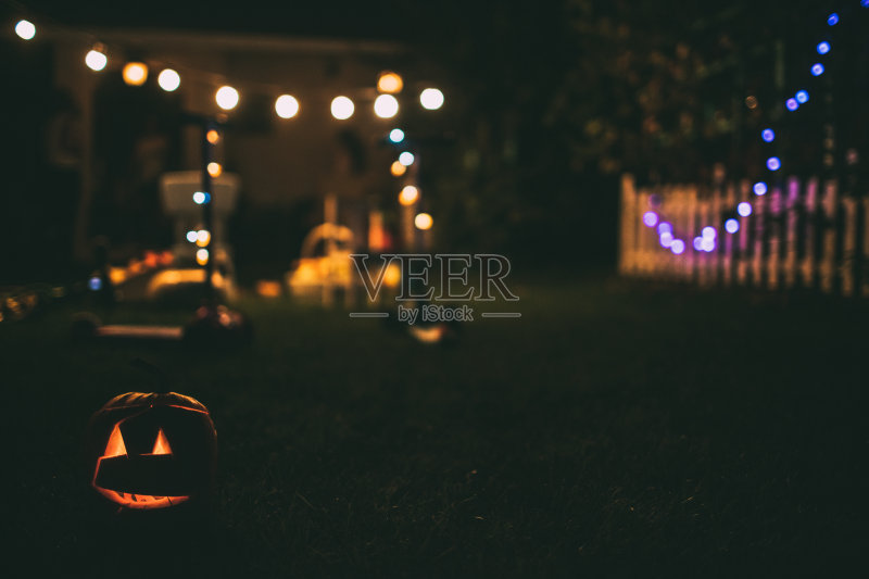万圣节的设置正版图片素材