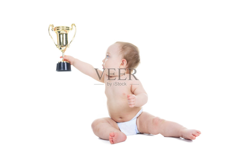 婴儿奖杯正版图片素材