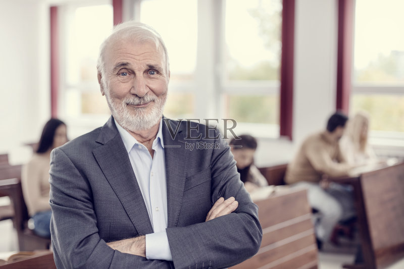 快乐的教授正版图片素材