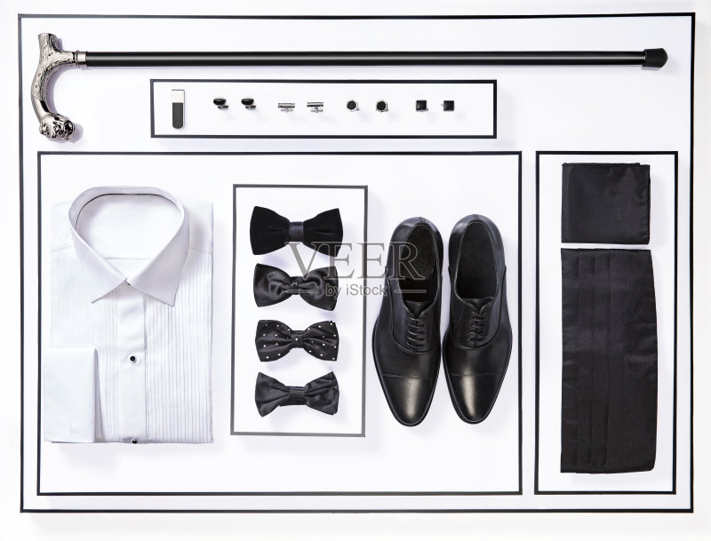 男士套装和个人配饰正版图片素材