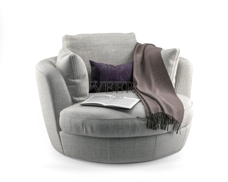 转椅孤立的白色背景正版图片素材