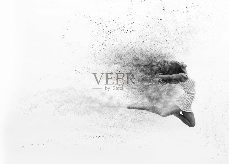 女舞者跳正版图片素材