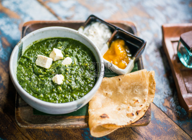 菠菜奶油芝士正版图片素材