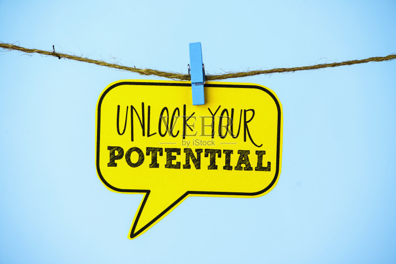 业务概念。释放你的潜力正版图片素材