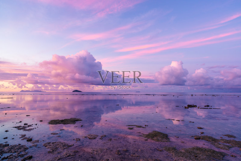 沙滩和大海正版图片素材