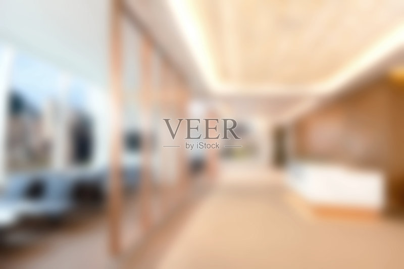 散焦商业办公室室内-商业背景正版图片素材