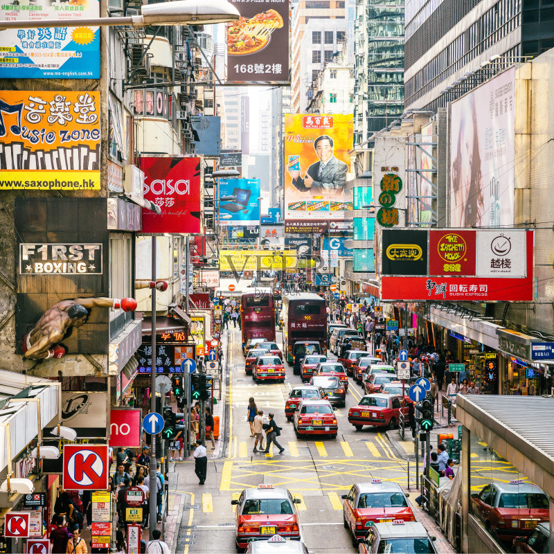 香港街景正版图片素材