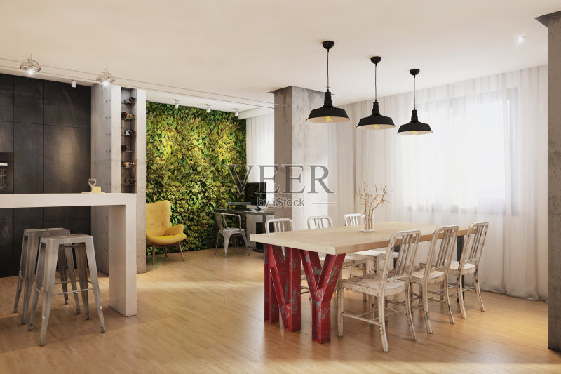 潮人公寓室内正版图片素材