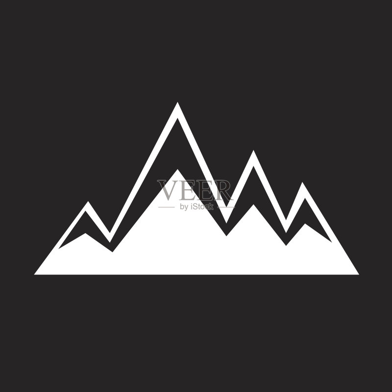 山峰图标图标素材