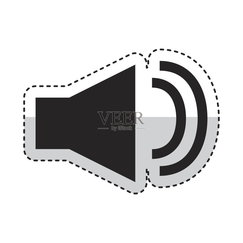 扩音器声音隔离图标图标素材