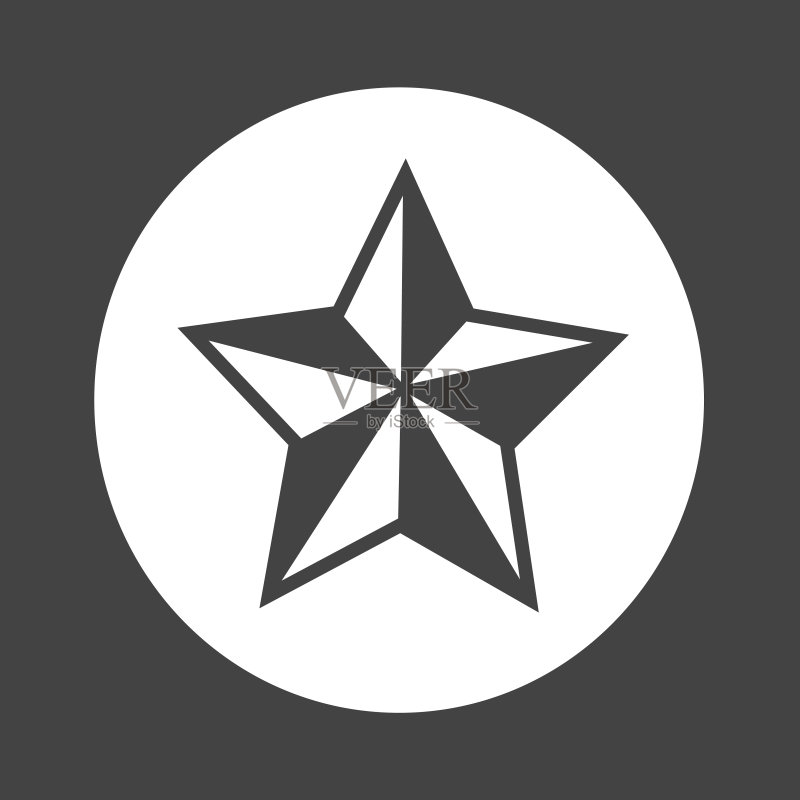 星星图标矢量插画图标素材