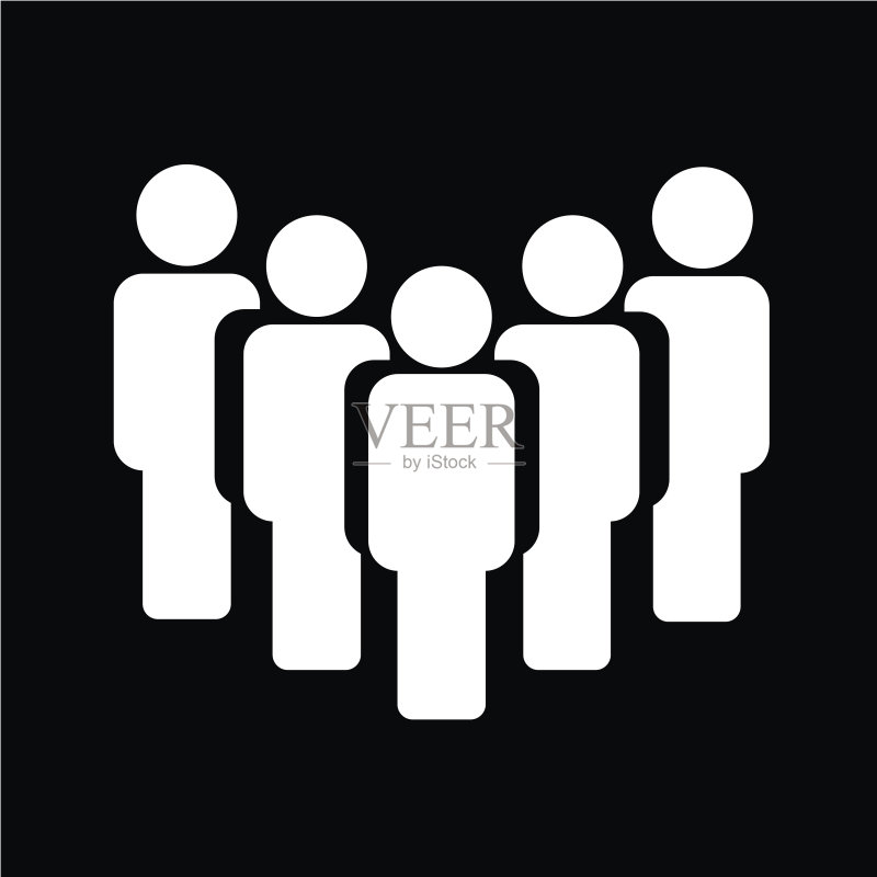 人物标志图标矢量图图标素材