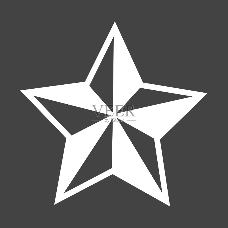 星星图标矢量插画图标素材