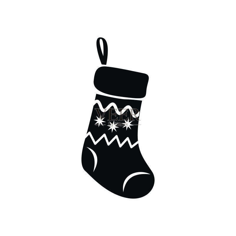 圣诞袜图标图标素材