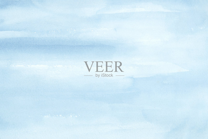 蓝色水彩背景正版图片素材