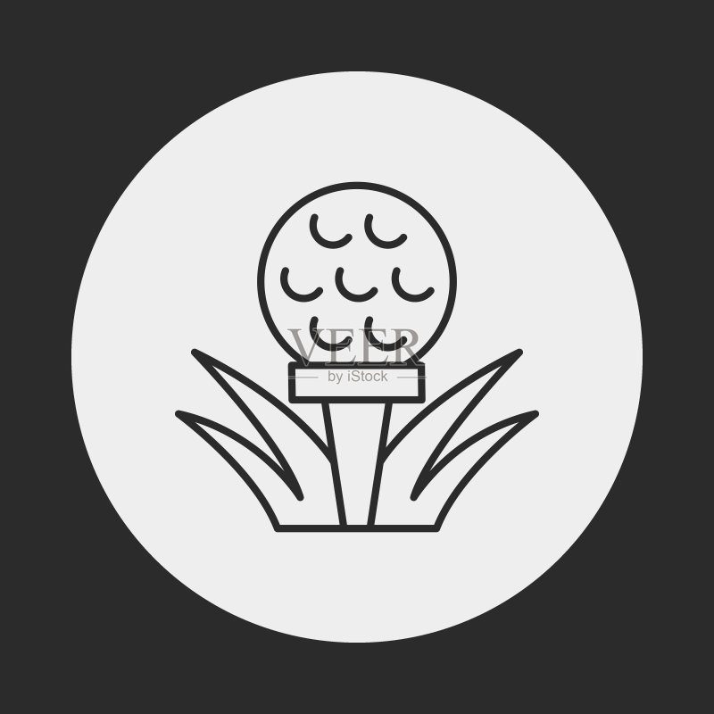 唱歌线条图标图标素材