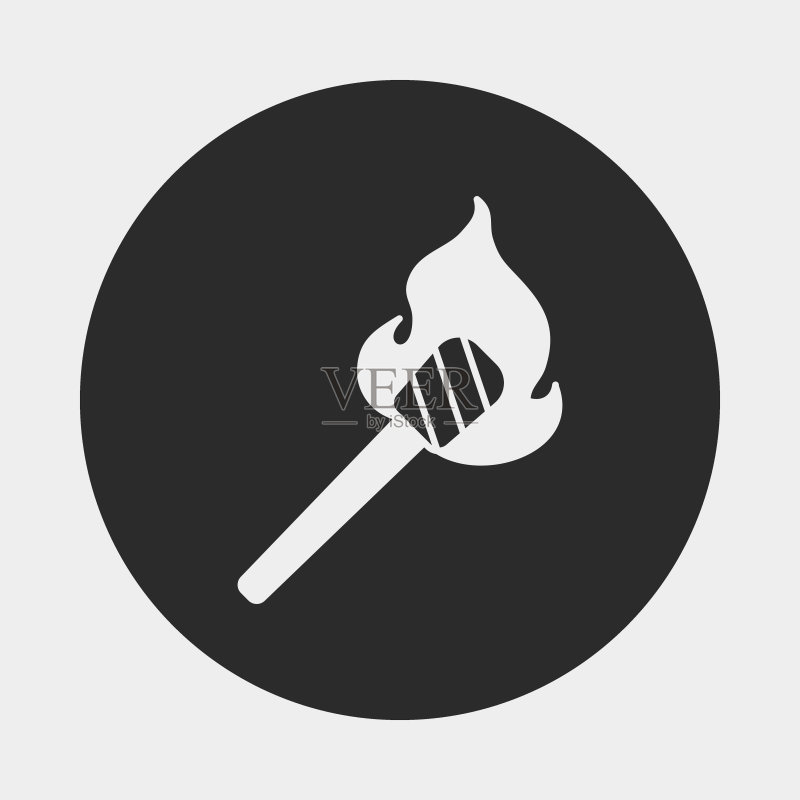 露营篝火图标图标素材