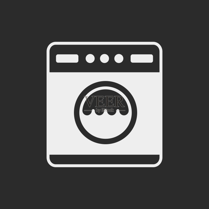 洗衣机图标图标素材