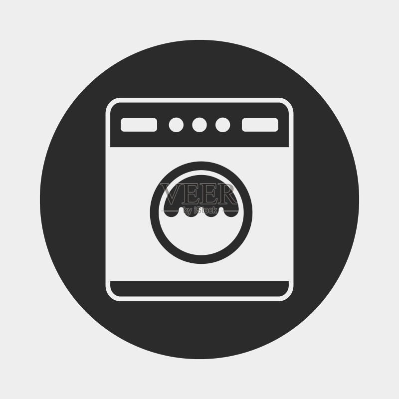 洗衣机图标图标素材