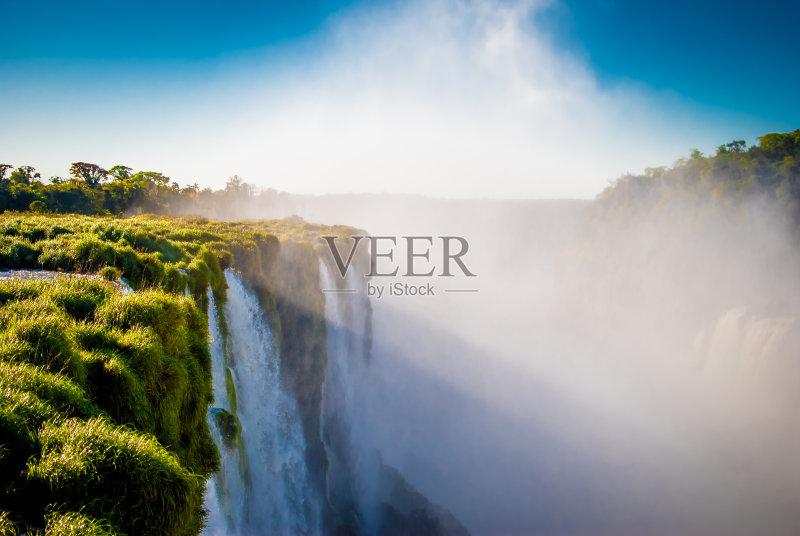 Iguaç教会瀑布正版图片素材