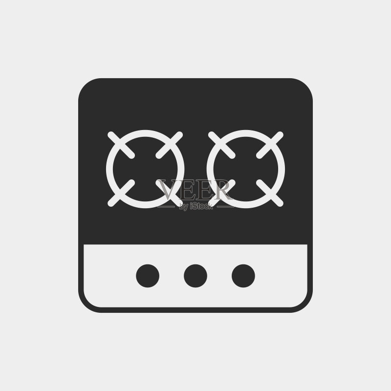 燃气灶图标图标素材