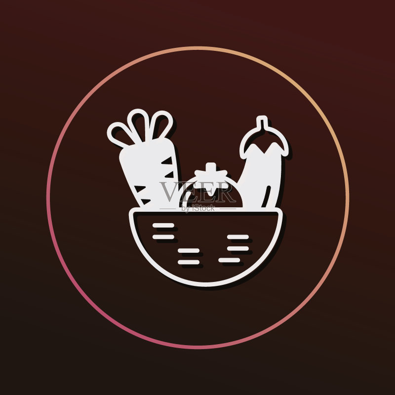 蔬菜图标图标素材
