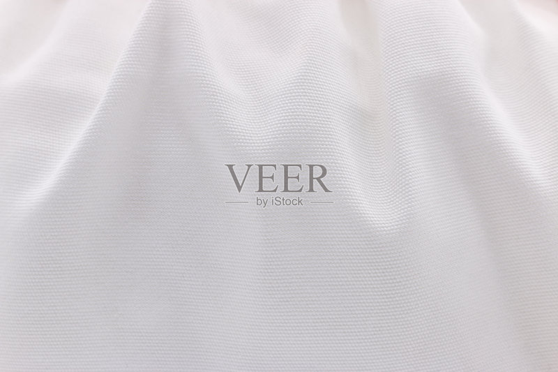 白色织物纹理背景。正版图片素材