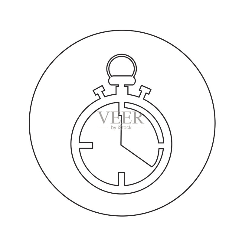 秒表图标插图设计图标素材