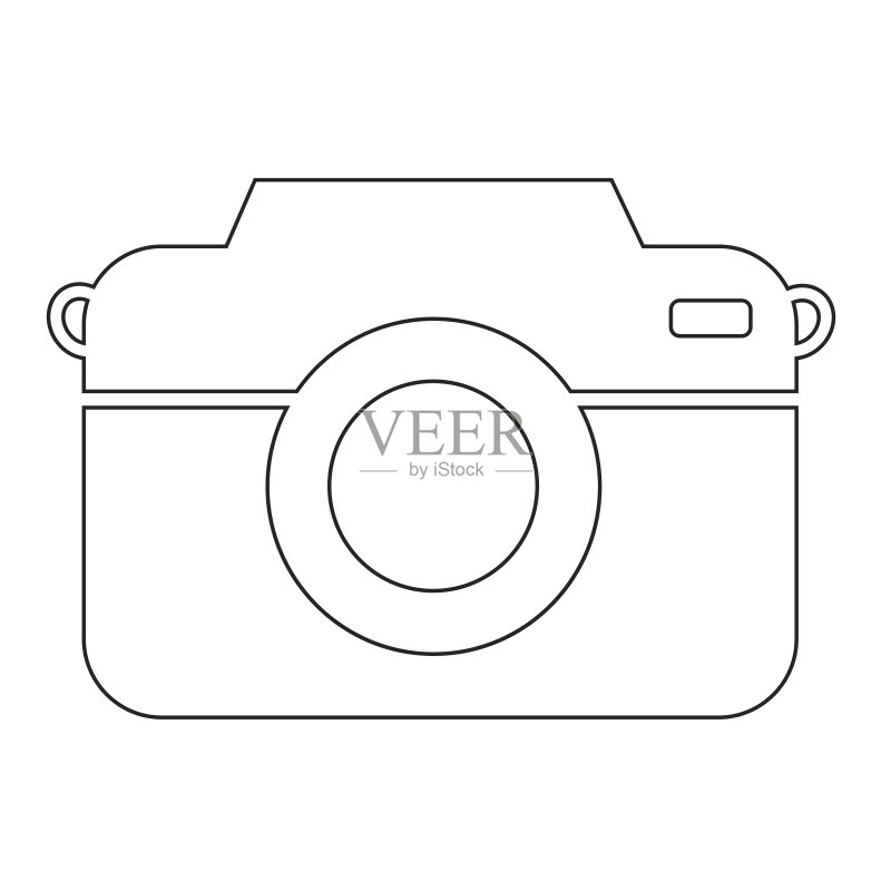 照相机图标插画设计图标素材
