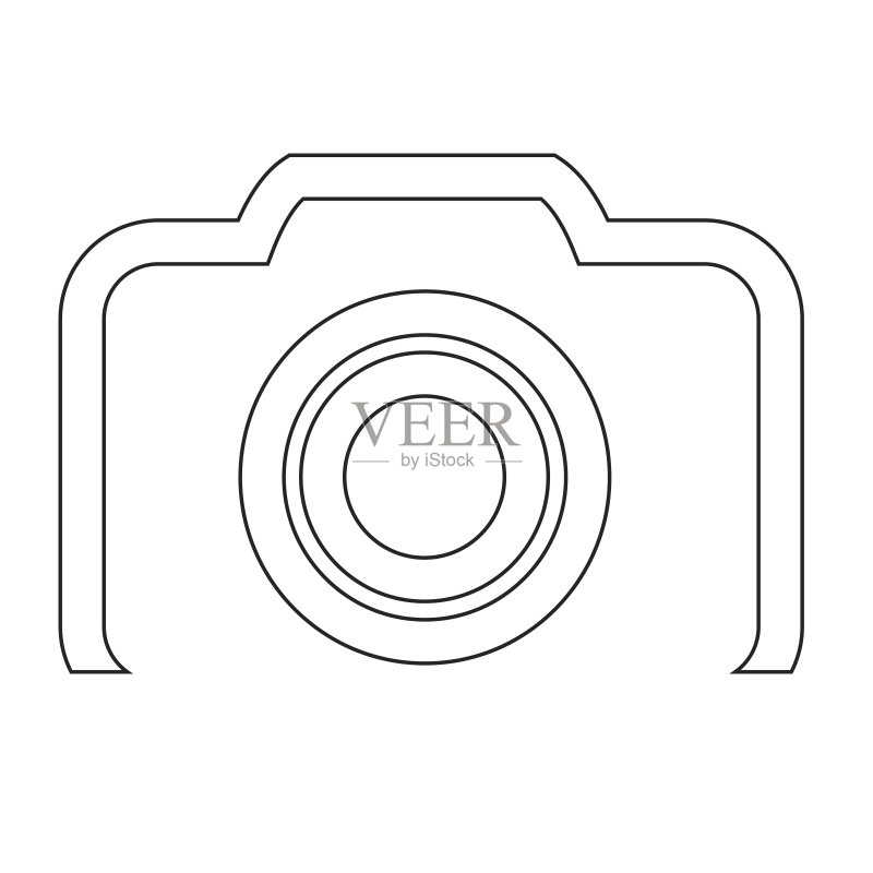 照相机图标插画设计图标素材
