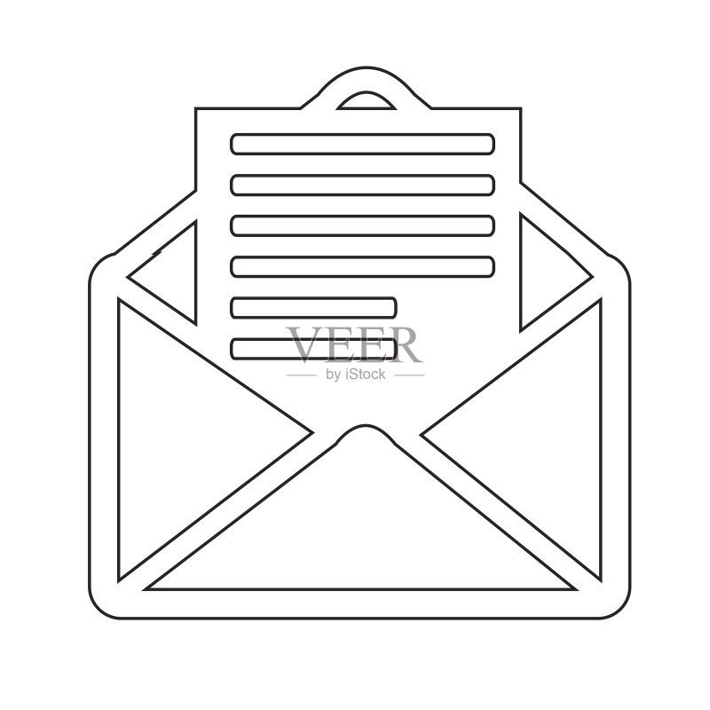 信封邮件图标插图设计图标素材
