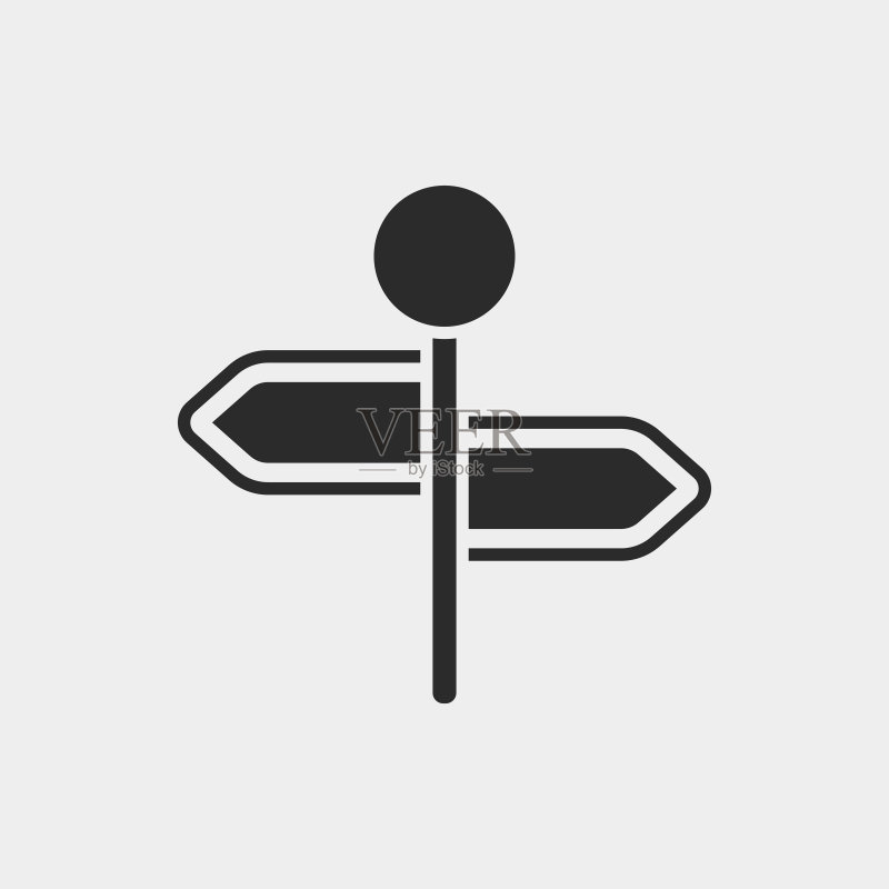 路标图标图标素材