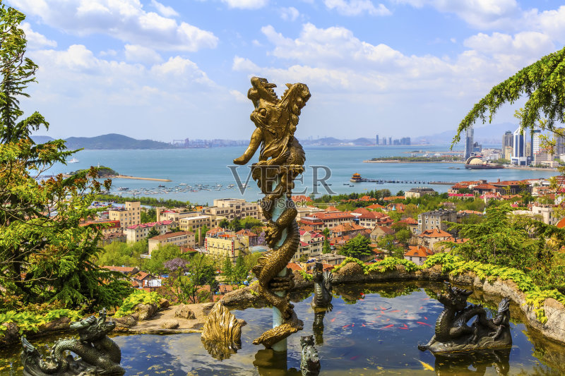 青岛美丽的风景正版图片素材