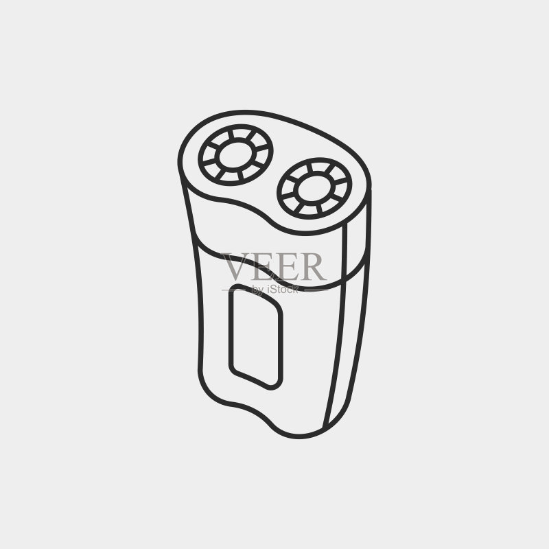 剃须刀线条图标图标素材