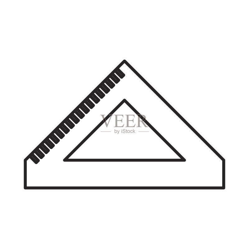 尺子文具图标图标素材