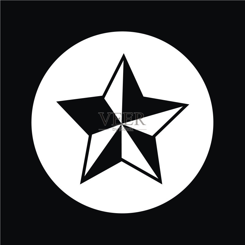 星星图标插画设计图标素材